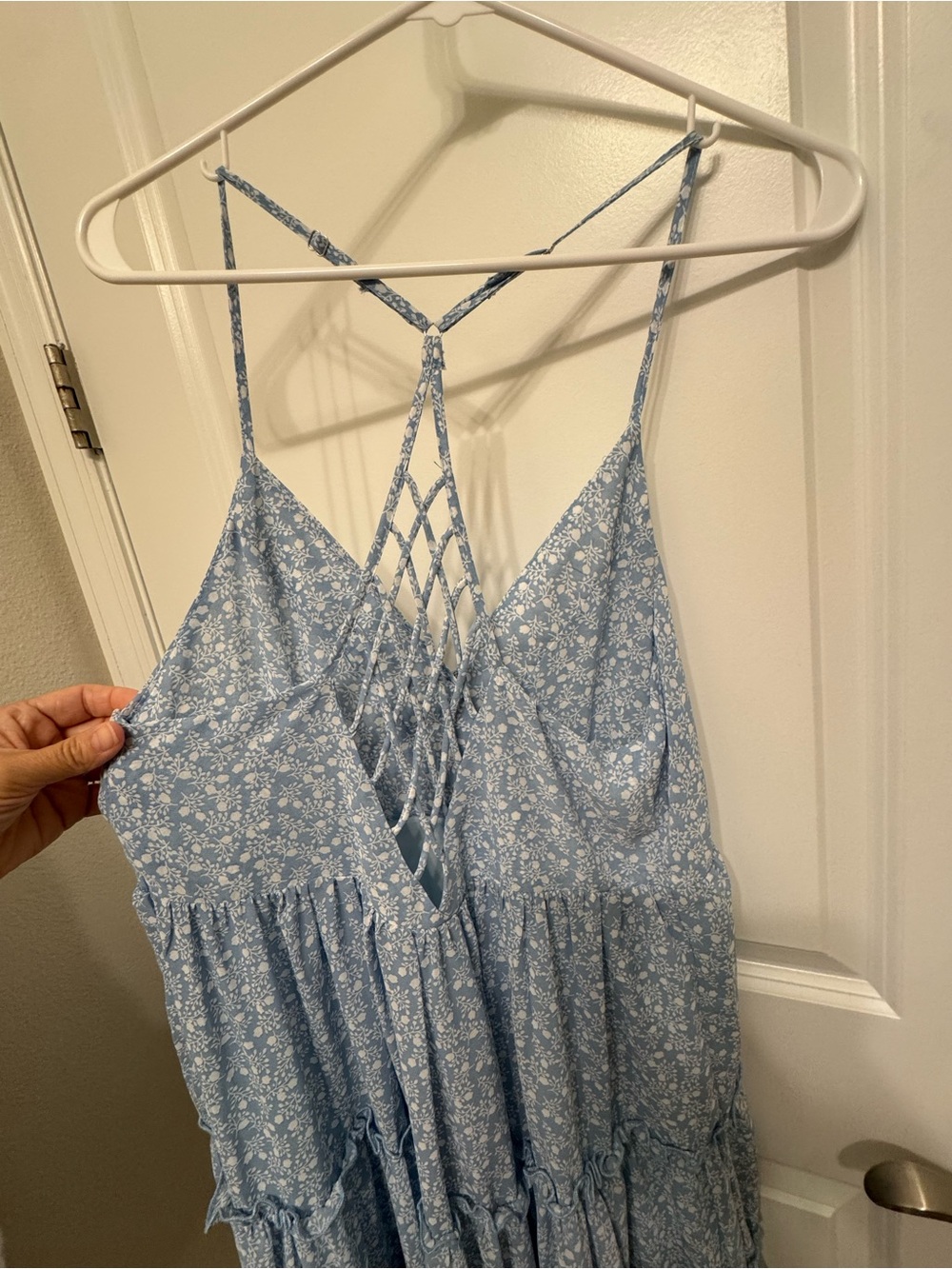 New In Blue Women’s Ruffle Dress - Picture 8 of 11